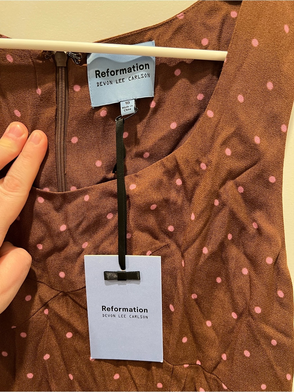 Reformation x Devon Lee Carlson Cher Mini Dress NWT - Picture 5 of 11